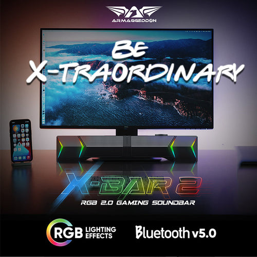 Armaggeddon X-Bar 2 RGB 2.0 Gaming Soundbar