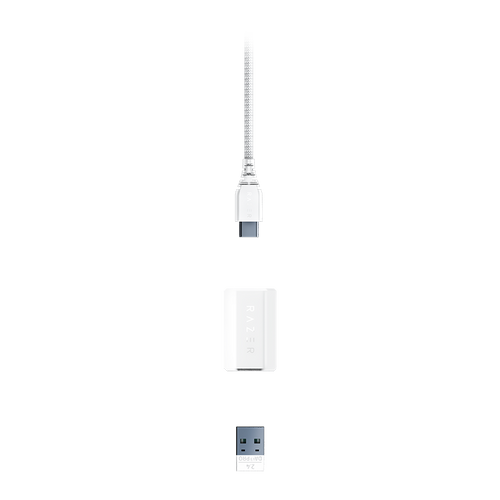 Razer DeathAdder V3 Pro - White Edition - Ultra-lightweight Wireless Ergonomic Esports Mouse