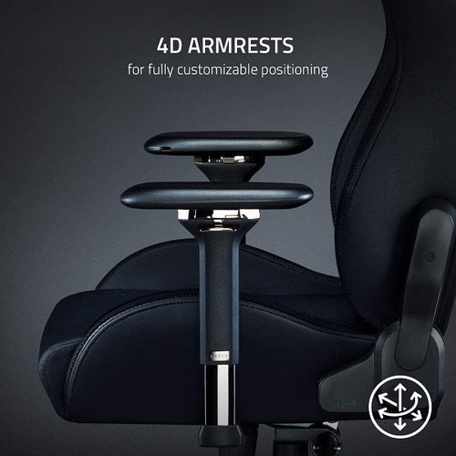 Razer Iskur Gaming Chair with Lumbar Support (Black)