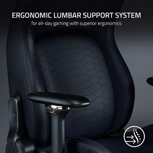 Razer Iskur Gaming Chair with Lumbar Support (Black)