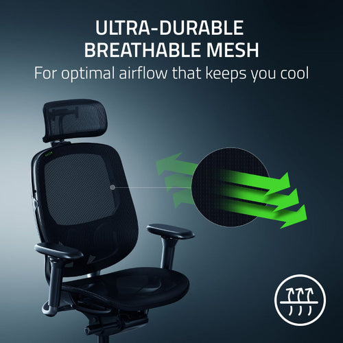 Razer Fujin Pro Fully Adjustable Mesh Gaming Chair