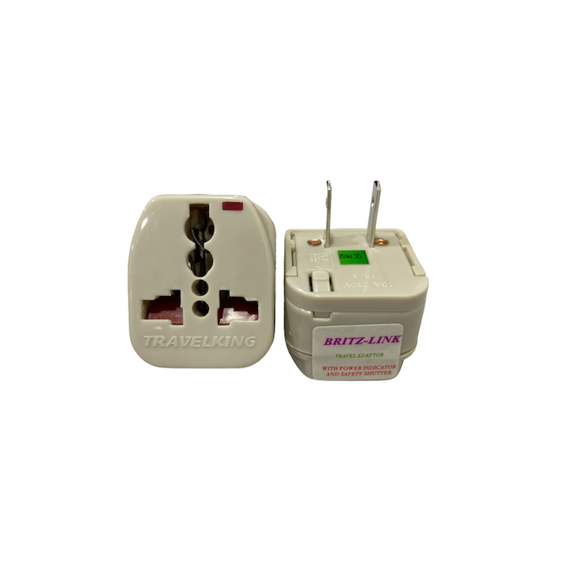 Britzlink TR6 Travel Adaptor (USA,CAN,JAP,TW,PH,CHN,THAI)