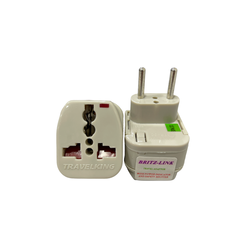Britzlink TR9C Travel Adap (DEN,POR,BEL,FIN,HOL,NOR,SWE,ITA)