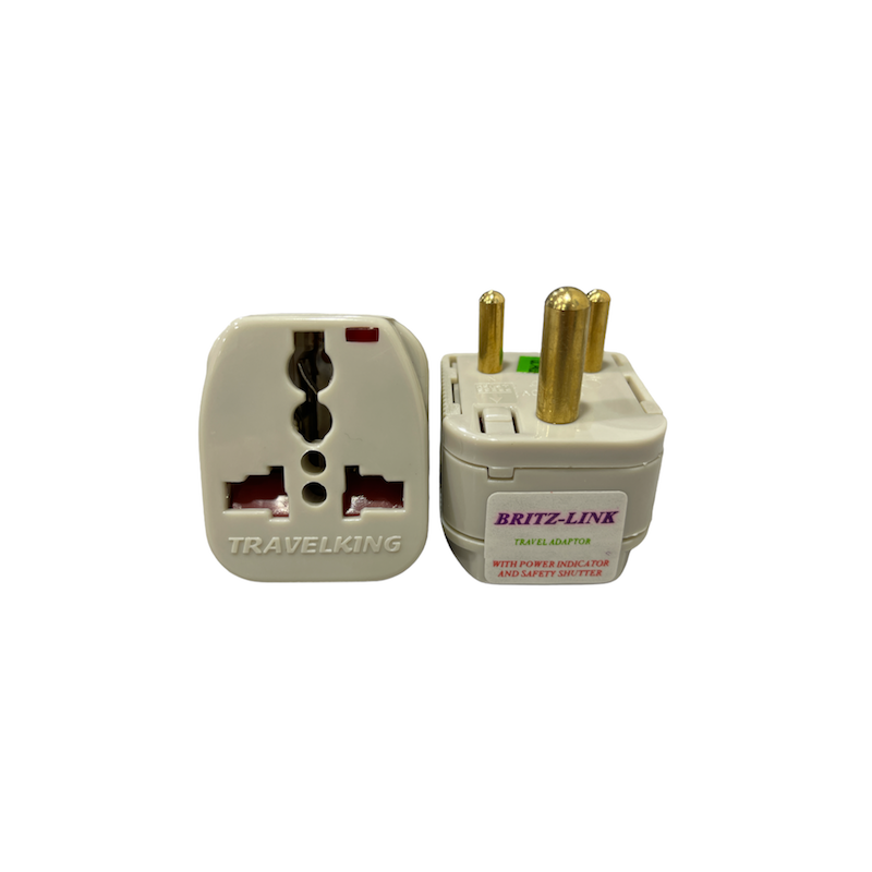 Britzlink TR10 Travel Adaptor (ENG, S.AFRICA)