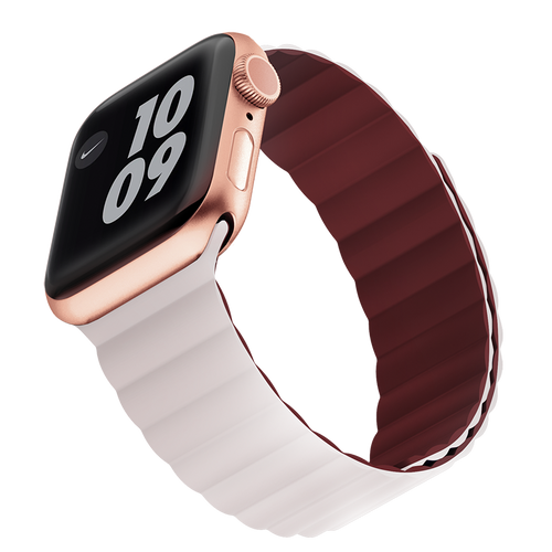 Viva Madrid Cosmo Strap For Apple Watch 42 / 44mm (Pink / Merlot)