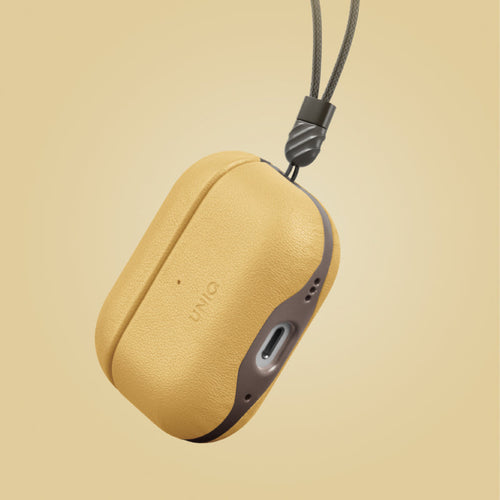 Uniq LYDEN DS Airpods Pro 2nd Gen (2022) Case- Canary (Canary Yellow/Flint Grey)
