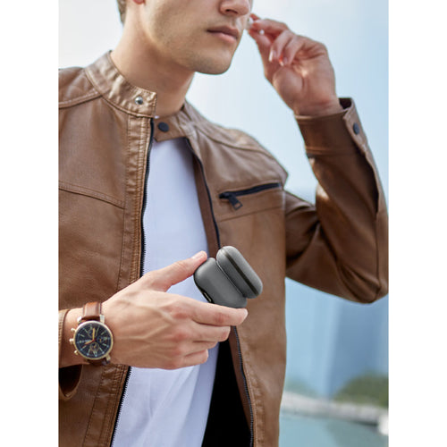 Uniq LYDEN DS Airpods Pro 2nd Gen (2022) Case- Charcoal (Rhino Grey/Black)