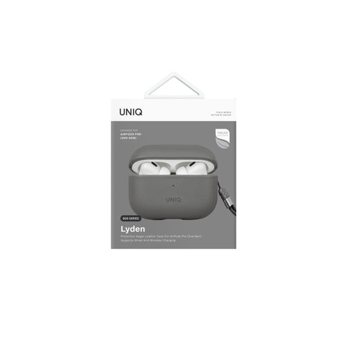 Uniq LYDEN DS Airpods Pro 2nd Gen (2022) Case- Charcoal (Rhino Grey/Black)