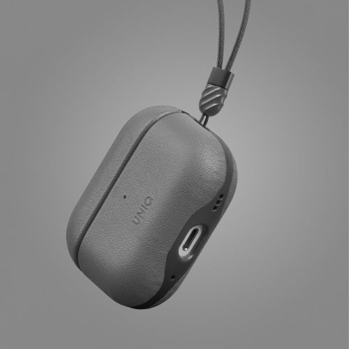 Uniq LYDEN DS Airpods Pro 2nd Gen (2022) Case- Charcoal (Rhino Grey/Black)