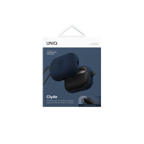 Uniq CLYDE AirPods Pro 2nd Gen Lock Case - (Royal Blue/Dark Grey)