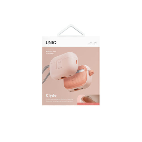 Uniq CLYDE AirPods Pro 2nd Gen Lock Case - (Light Pink/Crepe Pink)