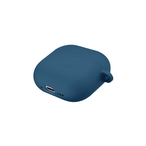 Uniq NEXO Active Hybrid Silicone Airpods 4th Gen (2024) Case with Sports Ear Hooks (Pacific Blue)