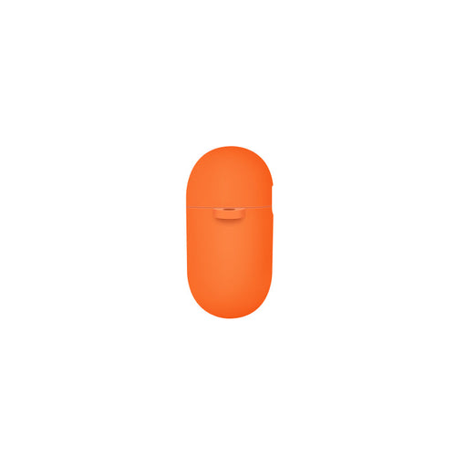 Uniq NEXO Active Hybrid Silicone Airpods 4th Gen (2024) Case with Sports Ear Hooks (Volt Orange)
