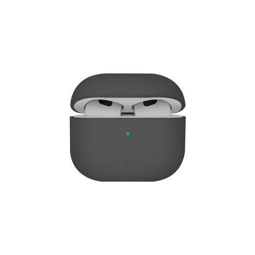 Uniq Lino Hybrid Liquid Silicon Airpods 4th Gen (2024) Case - Ash Grey