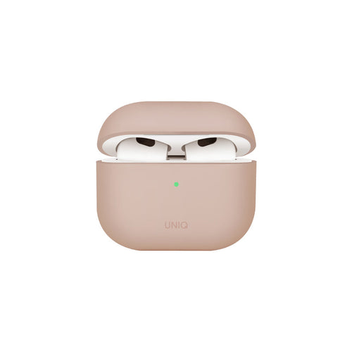 Uniq Lino Hybrid Liquid Silicon Airpods 4th Gen (2024) Case - Blush Pink