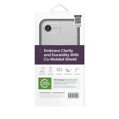 Uniq Hybrid iPhone 16E (2025) Magclick Charging Lifepro - Crystal (Clear)
