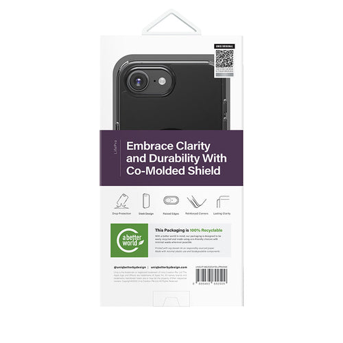 Uniq Hybrid iPhone 16E (2025) Magclick Charging Lifepro - Vapour (Smoke)