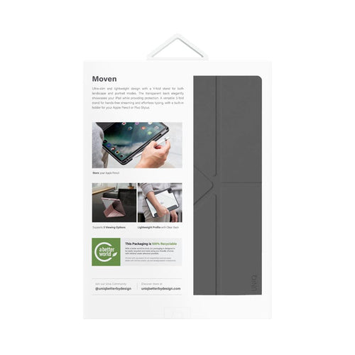 Uniq Moven iPad 11th Gen /10th Gen - Charcoal (Grey)