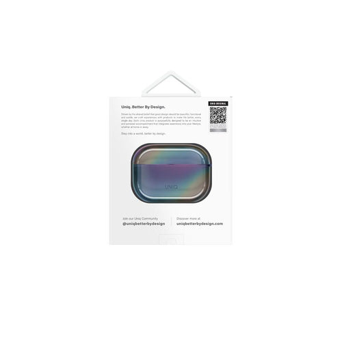 Uniq Iridescia Airpods Pro 2nd Gen Hang Case - Midnight Quartz