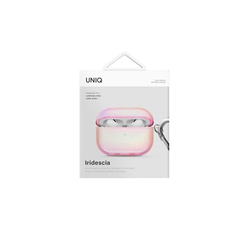 Uniq Iridescia Airpods Pro 2nd Gen Hang Case - Pink Prism
