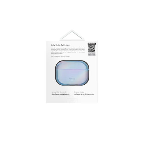 Uniq Iridescia Airpods Pro 2nd Gen Hang Case - Eclipse Blue