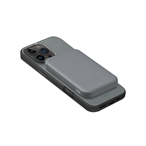Uniq Lyden Lexa 5000mAh Magnetic Fast Wireless USB-C PD Power Bank - (Lichen Green)