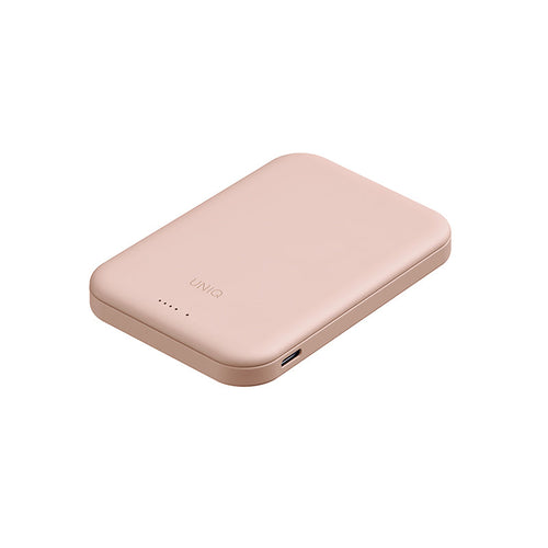 Uniq Lyden Lexa 5000mAh Magnetic Fast Wireless USB-C PD Power Bank - (Blush Pink)