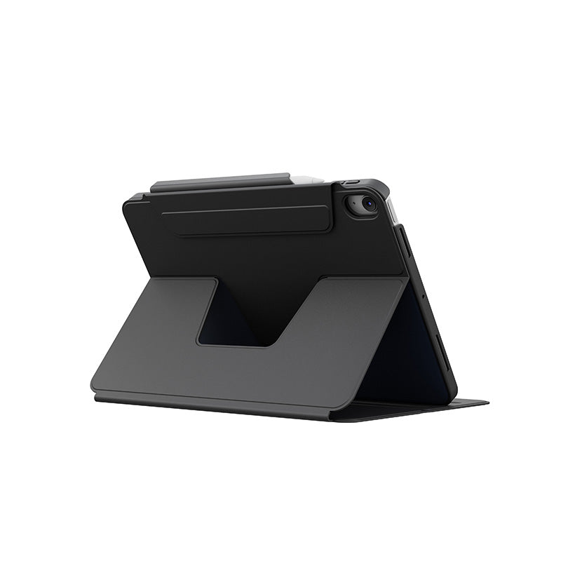 Uniq Rovus Snapmount Magnetic 360 Rotating Detachable Case For iPad Air 11 (M2-M3) - Dallas Black