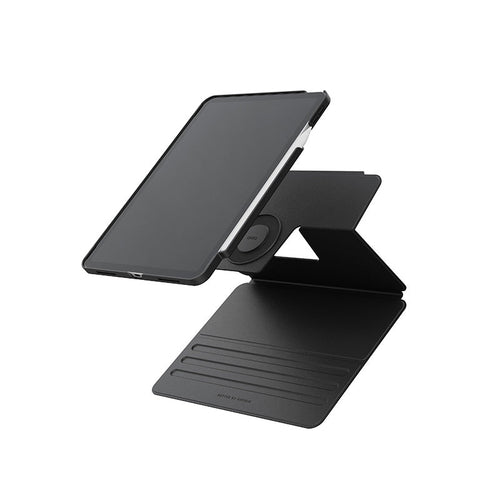 Uniq Rovus Snapmount Magnetic 360 Rotating Detachable Case For iPad Air 11 (M2-M3) - Dallas Black