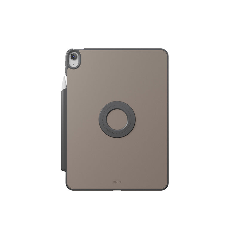 Uniq Rovus Snapmount Magnetic 360 Rotating Detachable Case For iPad Air 11 (M2-M3) -Flint Grey