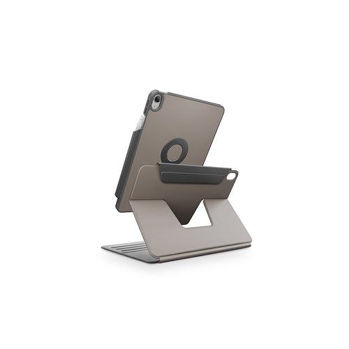 Uniq Rovus Snapmount Magnetic 360 Rotating Detachable Case For iPad Air 11 (M2-M3) -Flint Grey