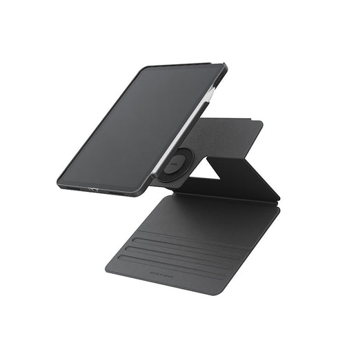 Uniq Rovus Snapmount Magnetic 360 Rotating Detachable Case For iPad Air 11 (M2-M3) -Flint Grey
