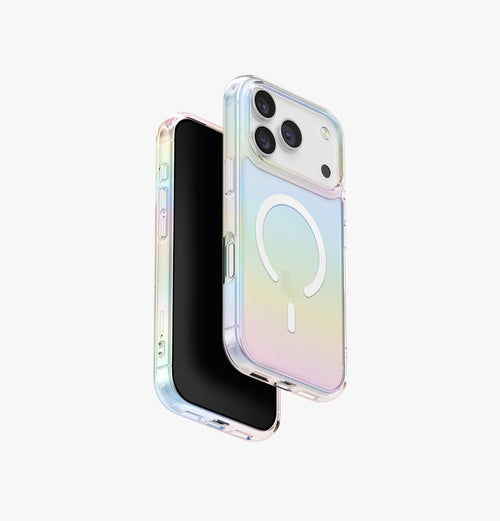Uniq Hybrid iPhone 17 Pro (2025) 6.3 Magclick Charging Iridescia - Holo Quartz