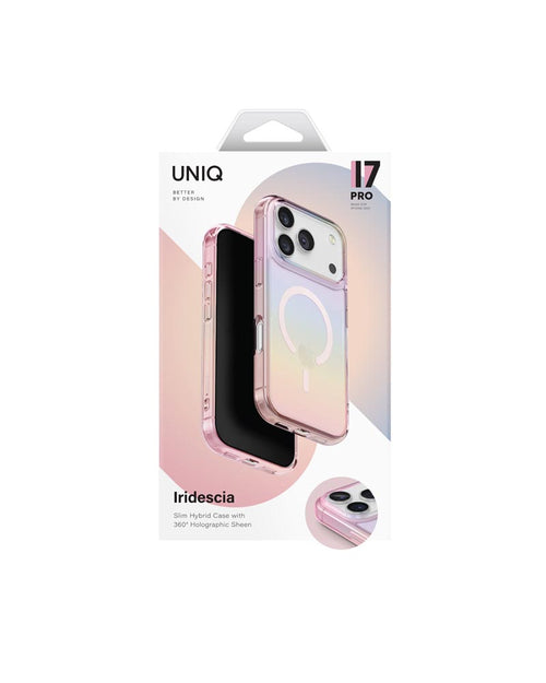 Uniq Hybrid iPhone 17 Pro (2025) 6.3 Magclick Charging Iridescia - Pink Prism