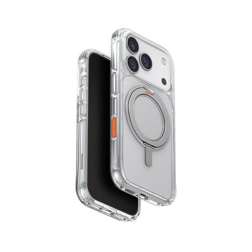 Uniq Hybrid iPhone 17 Pro (2025) 6.3 Swivix With 360 Rotating Kickstand - Lucent Clear