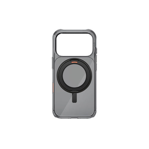 Uniq Hybrid iPhone 17 Pro (2025) 6.3  Swivix With 360 Rotating Kickstand - Carbon Black