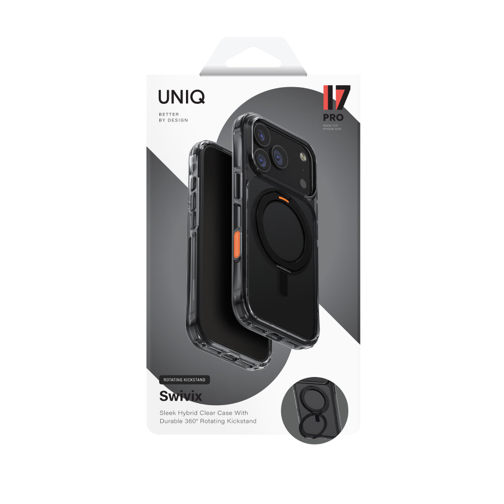 Uniq Hybrid iPhone 17 Pro (2025) 6.3 Swivix With 360 Rotating