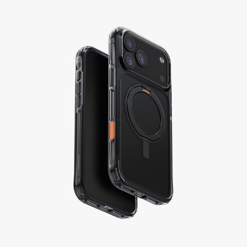 Uniq Hybrid iPhone 17 Pro Max (2025) 6.9  Swivix With 360 Rotating Kickstand - Carbon Black