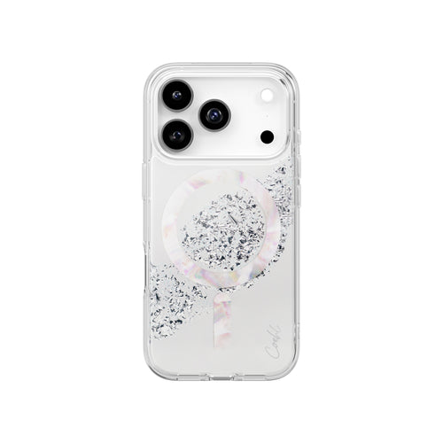 Uniq Coehl iPhone 17 Pro (2025) 6.3 Magnetic Charging Crystelle - Sparkling Silver