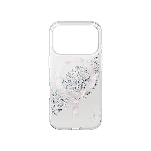 Uniq Coehl iPhone 17 Pro (2025) 6.3 Magnetic Charging Crystelle - Sparkling Silver
