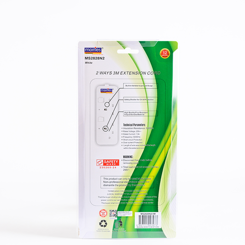 Morries 2828 N2 2way [3M] 13A Extension Cord