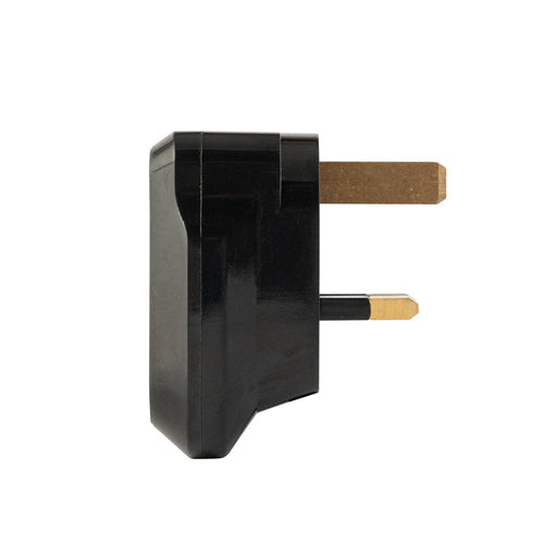 Morries MS3106N Travel Adaptor with Neon Indicator (Black)