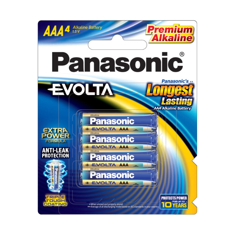 Panasonic LR03EG/4B AAA 4 pc Alkaline Blister Pack