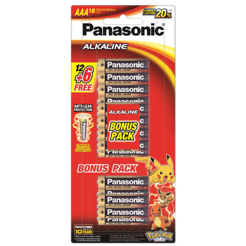 Panasonic LR03T/18 AAA Alkaline 18pcs