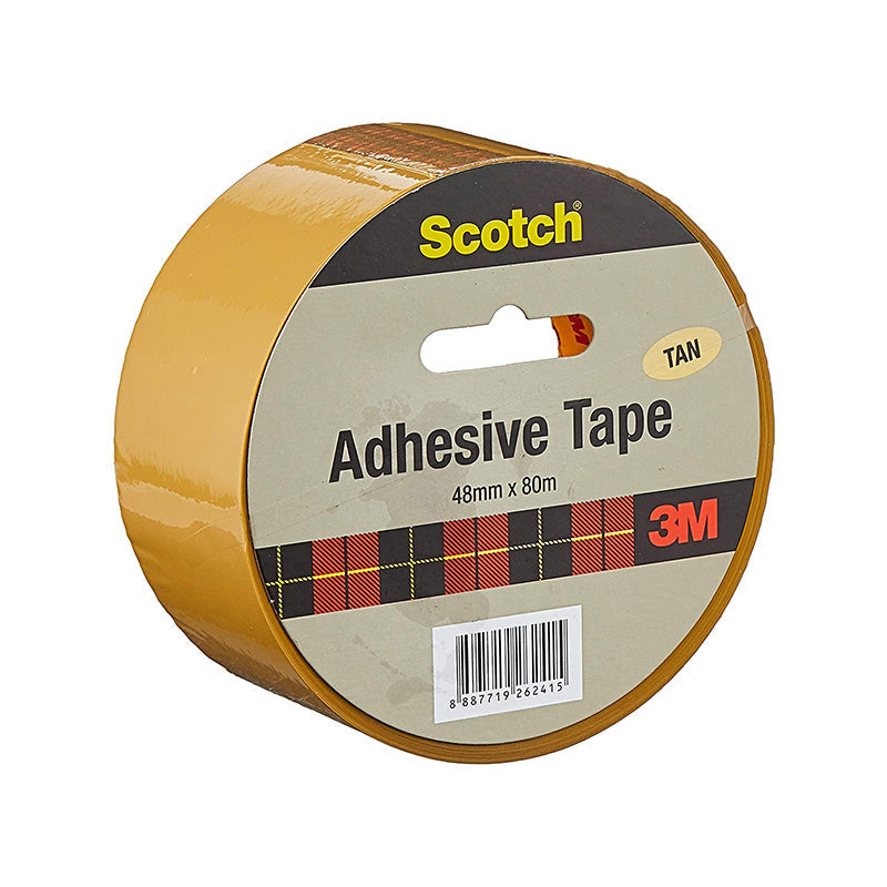 3M Scotch 3450T Packaging Tape Tan 48mm x 80m