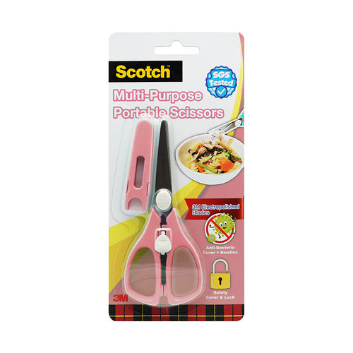 3M Scotch PS-ABP Portable Food Scissors (Pink)