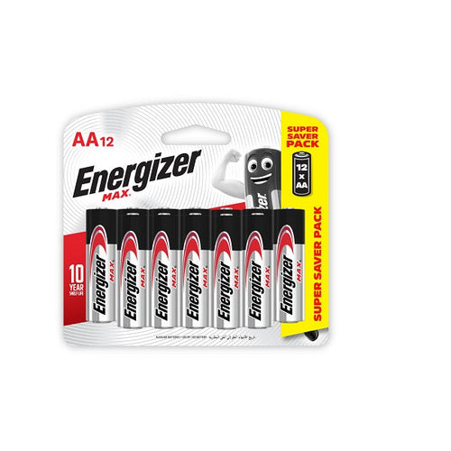 Energizer Max AA Alkaline Battery (12pcs)