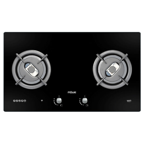 Mowe 78cm 2 Burners Wi-Fi Glass Hob