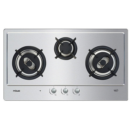 Mowe 78cm 3 Burners Wi-Fi Stainless Steel Hob