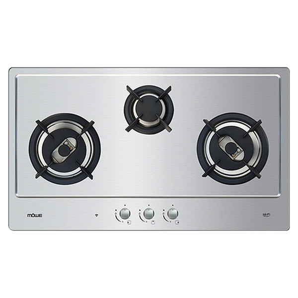 Mowe 90cm 3 Burners Wi-Fi Stainless Steel Hob